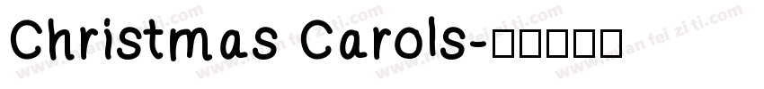 Christmas Carols字体转换